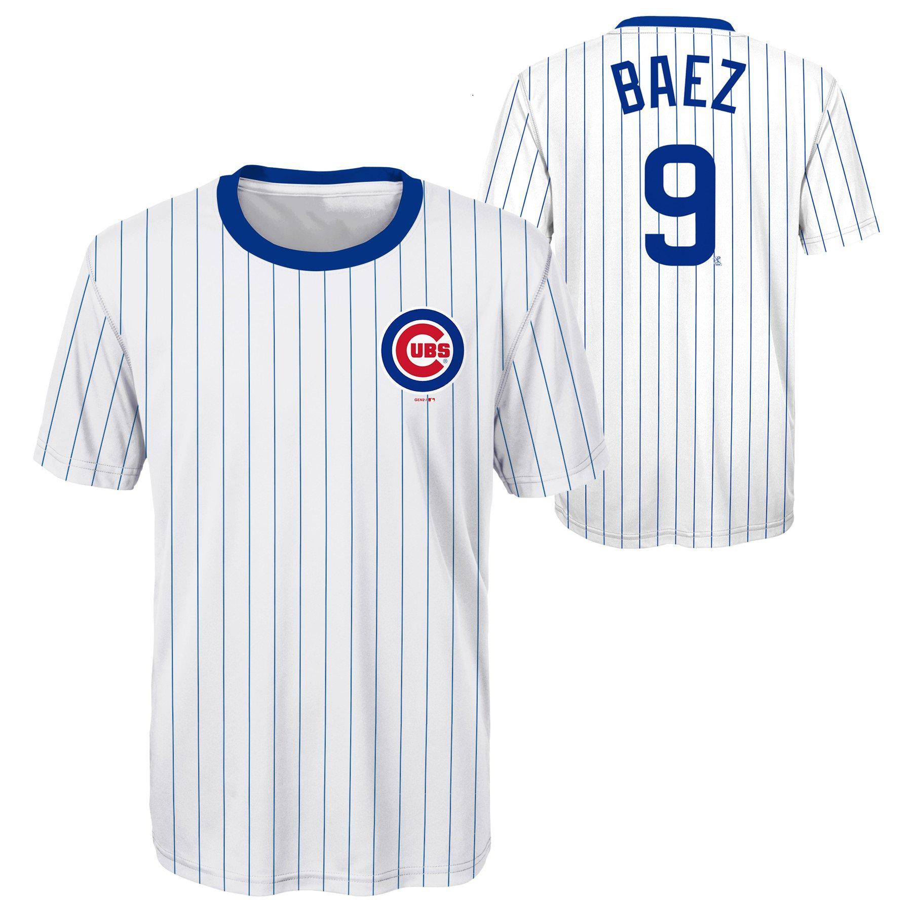 Chicago Cubs TODDLER Baby White Pinstripe Jersey