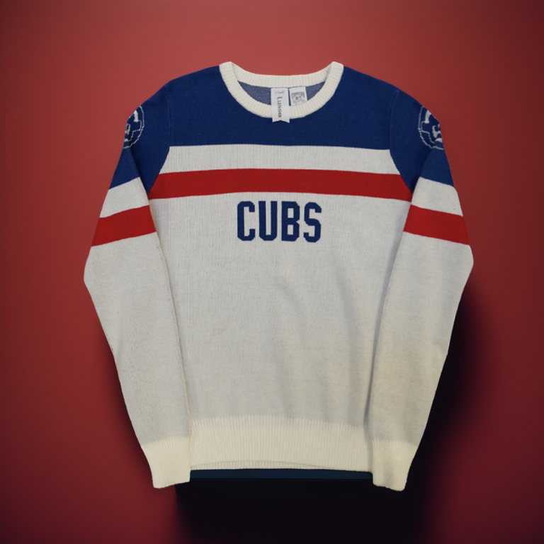 Chicago Cubs Embroidered Unisex Crewneck Sweatshirt