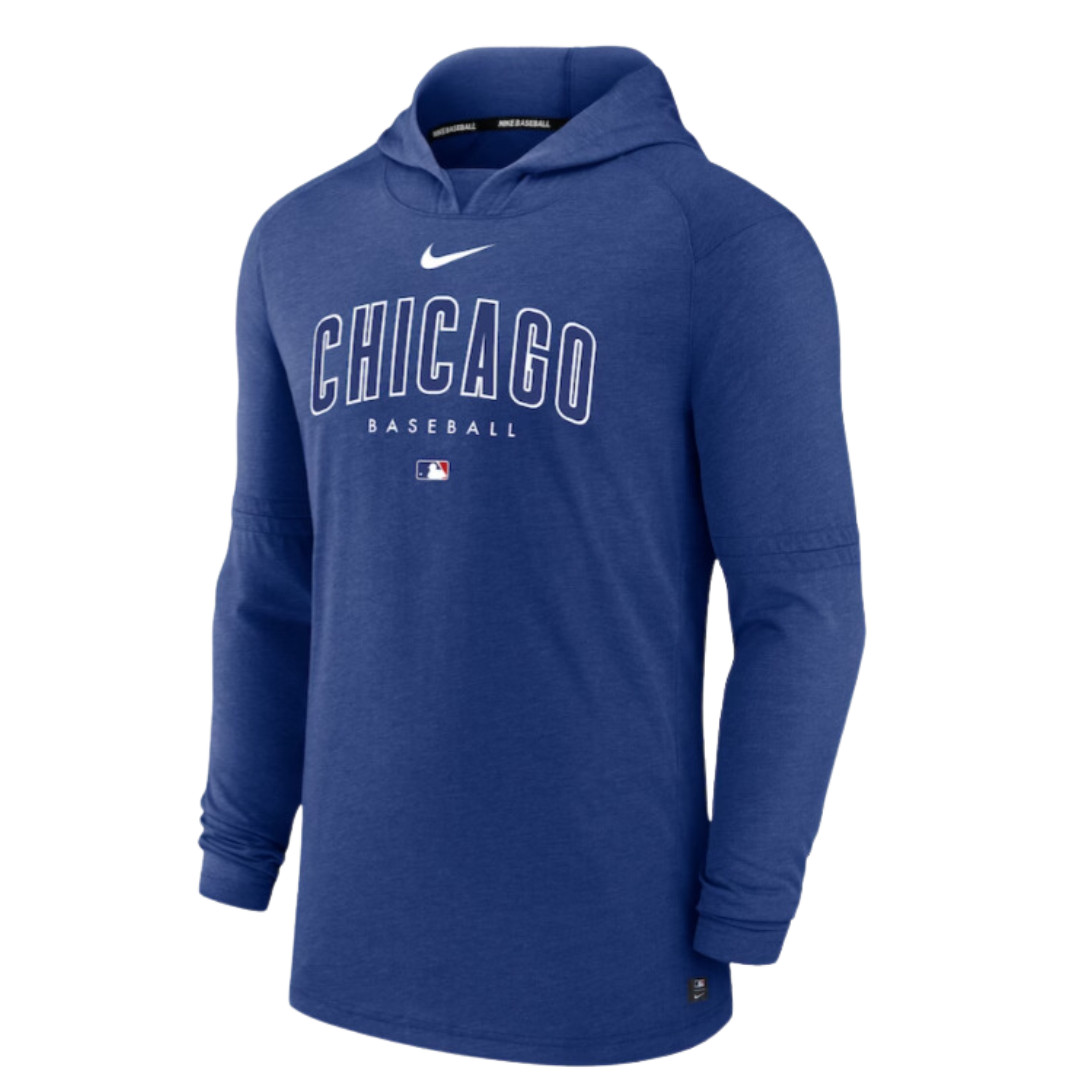 CHICAGO CUBS NIKE LIGHTWEIGHT ROYAL BLUE HOODIE Ivy Shop