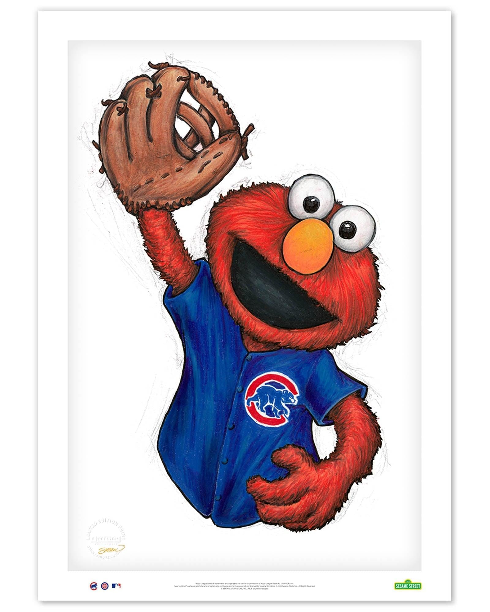 ELMO x MLB Cubs Art Print by S. Preston Art + Designs – Ivy Shop