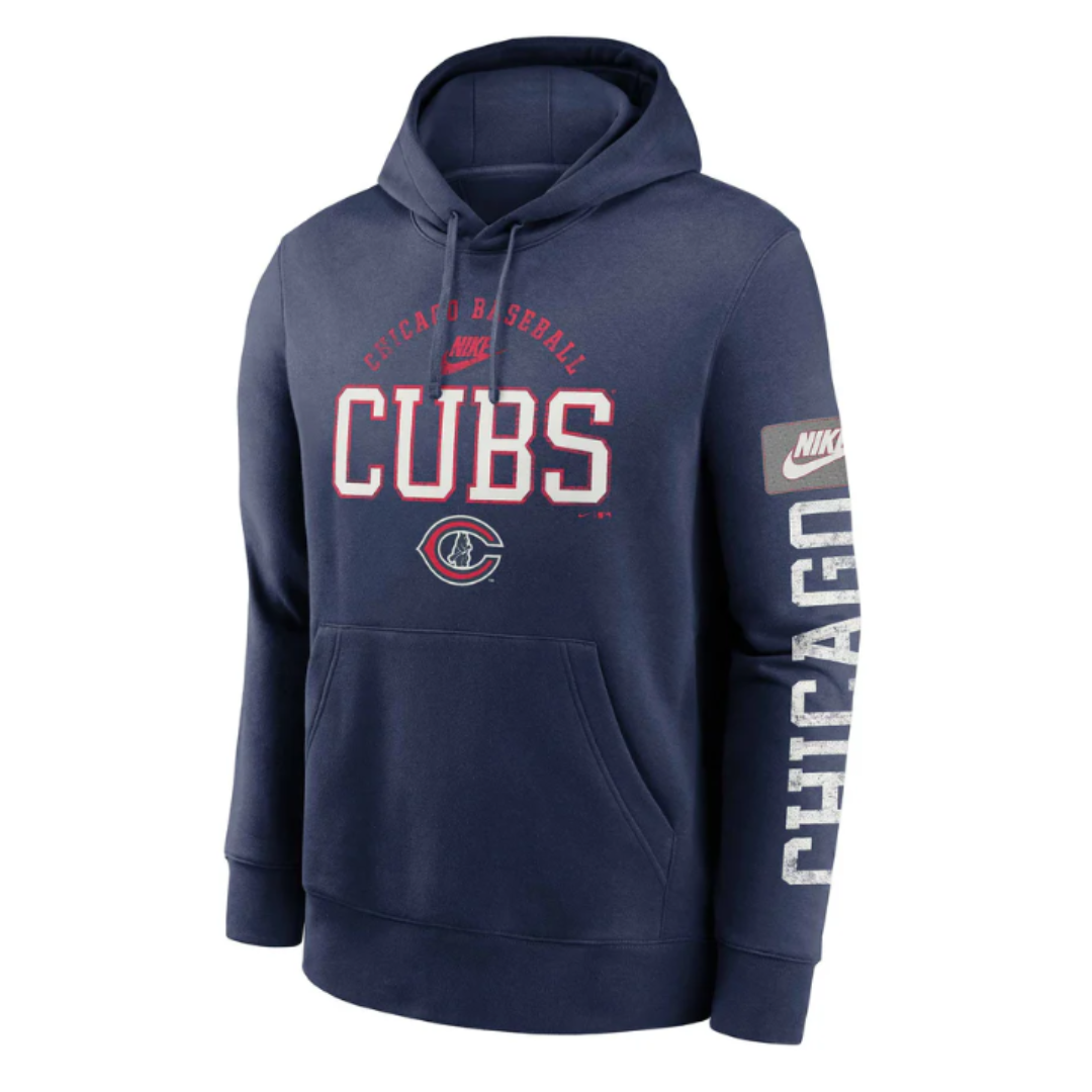 CHICAGO CUBS NIKE MEN S 1969 COOPERSTOWN SPLITTER HOODIE Ivy Shop