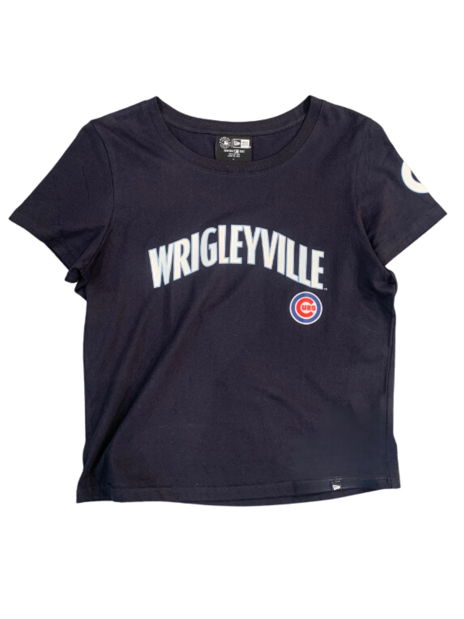 New Era Cap Chicago Cubs Grey City Connect T-Shirt Small