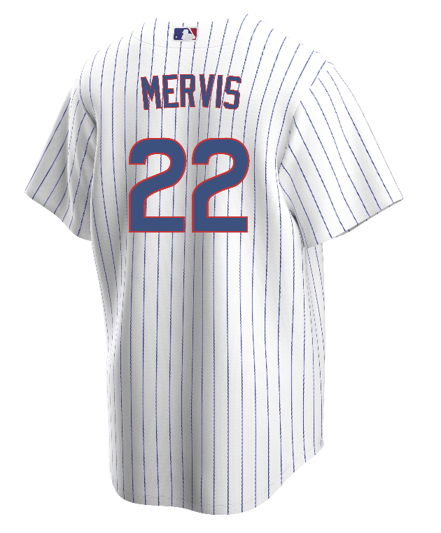 Men's Chicago Cubs Nike White Home Blank Replica Jersey