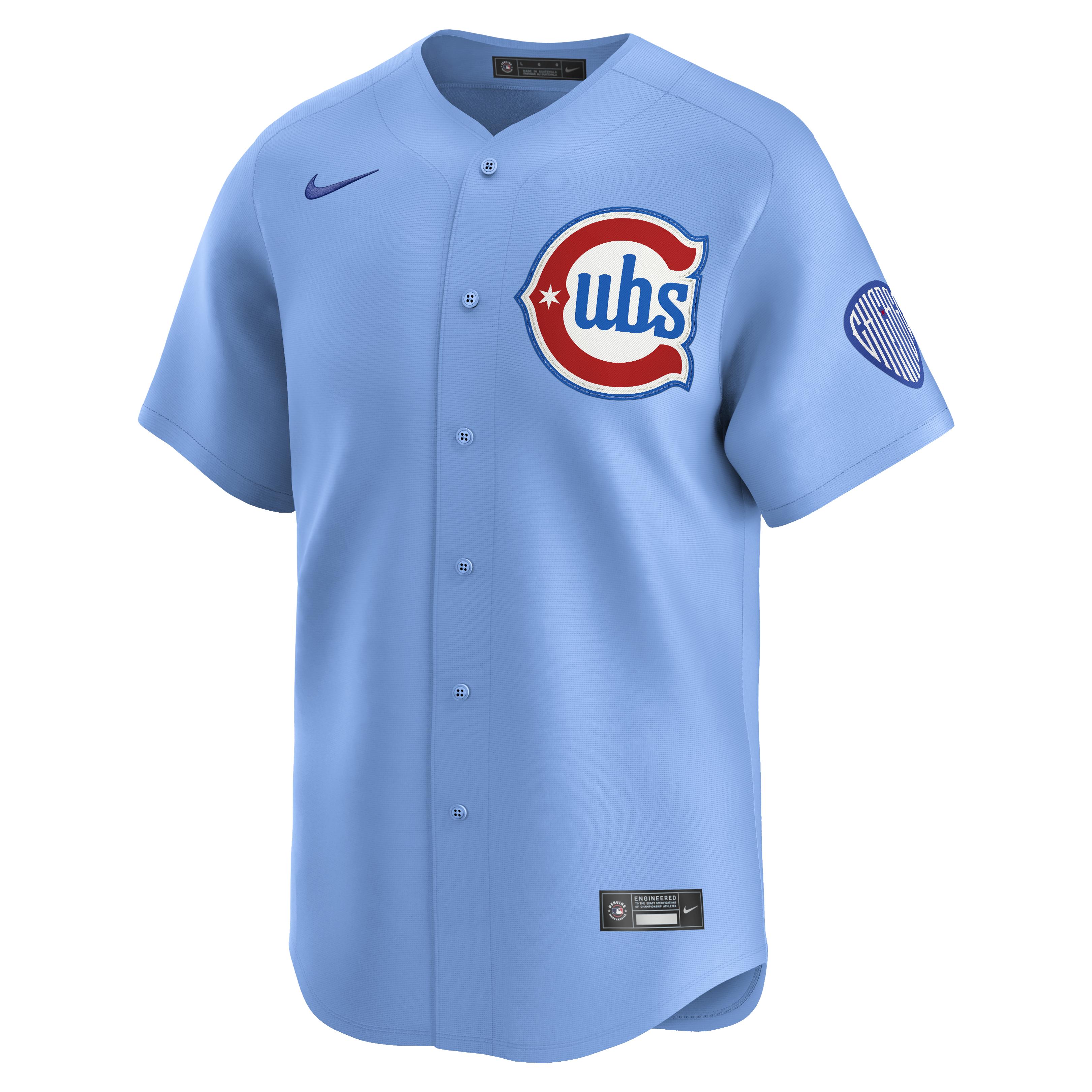 Cubs ユニフォーム Lサイズ 青 Chicago Cubs Blues Alternate Limited Baby Blue Jersey by Nike