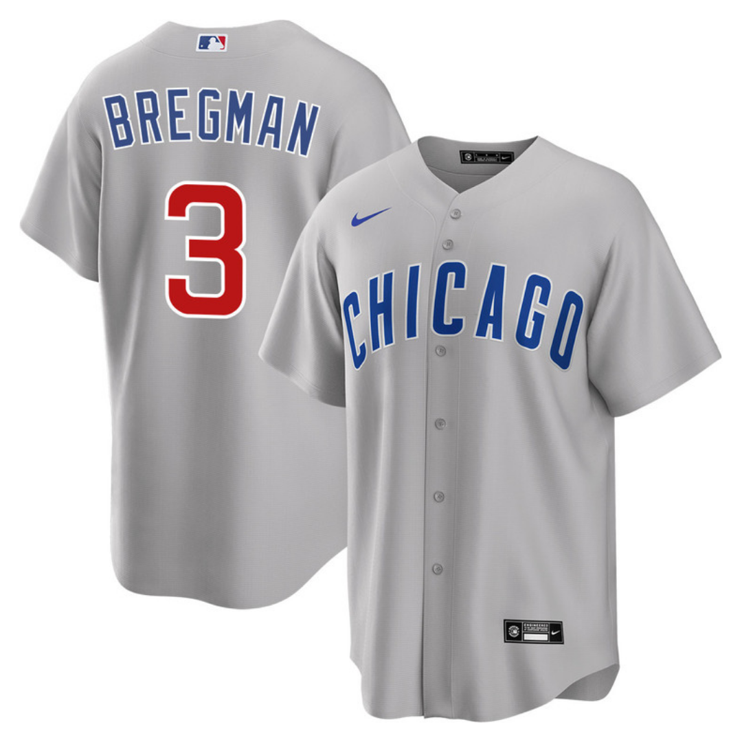 chicago cubs gear Chicago Cubs Alex Bregman Road Limited Jersey by NIKE – Ivy Shop