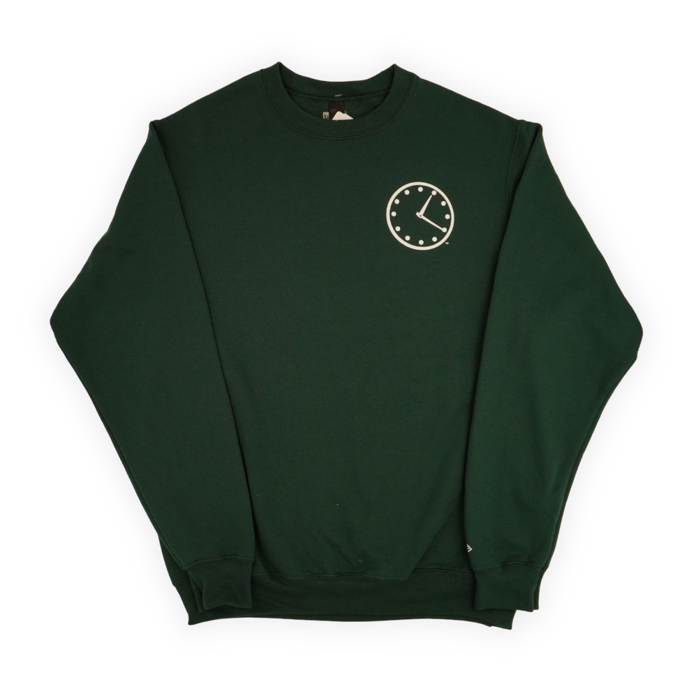 Chicago Cubs 2027 All-Star Game Green Clock Crew Sweatshirt by New