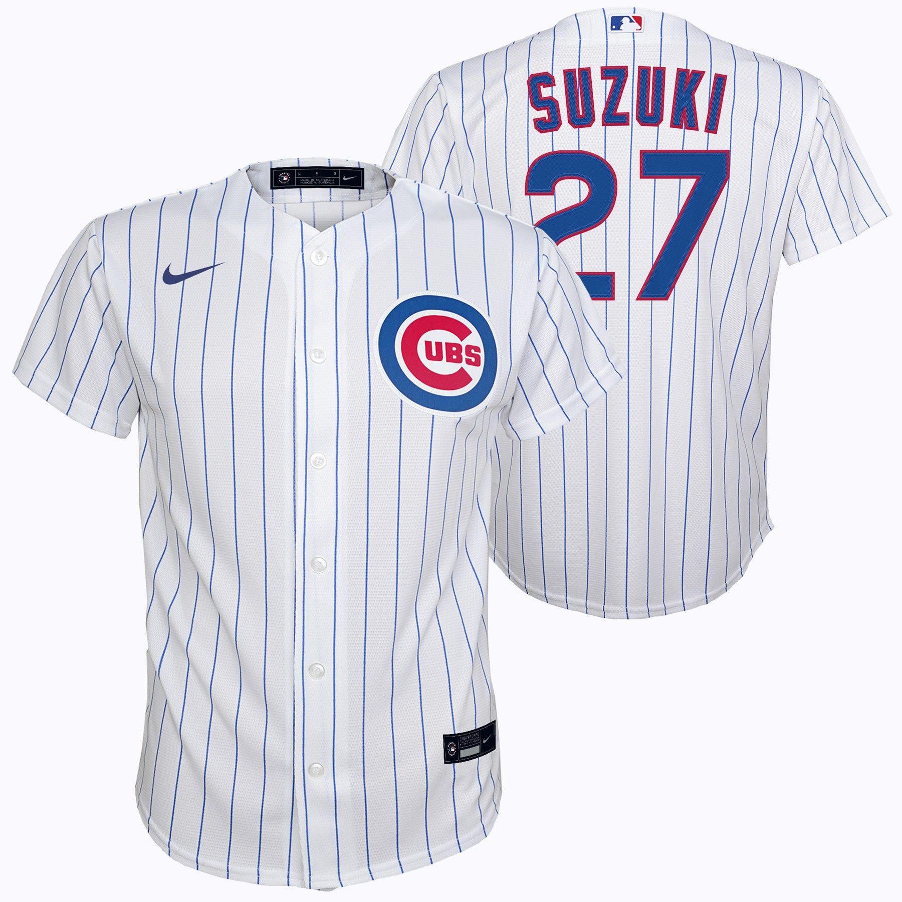 CHICAGO CUBS SEIYA SUZUKI HOME REPLICA JERSEY – Ivy Shop