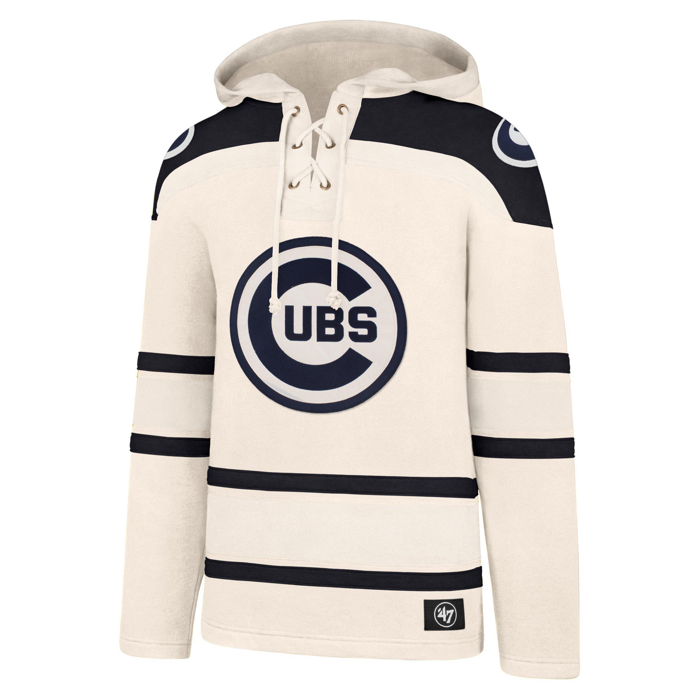 Chicago Cubs 47 Brand Men's 1914 Hockey Sweatshirt XL