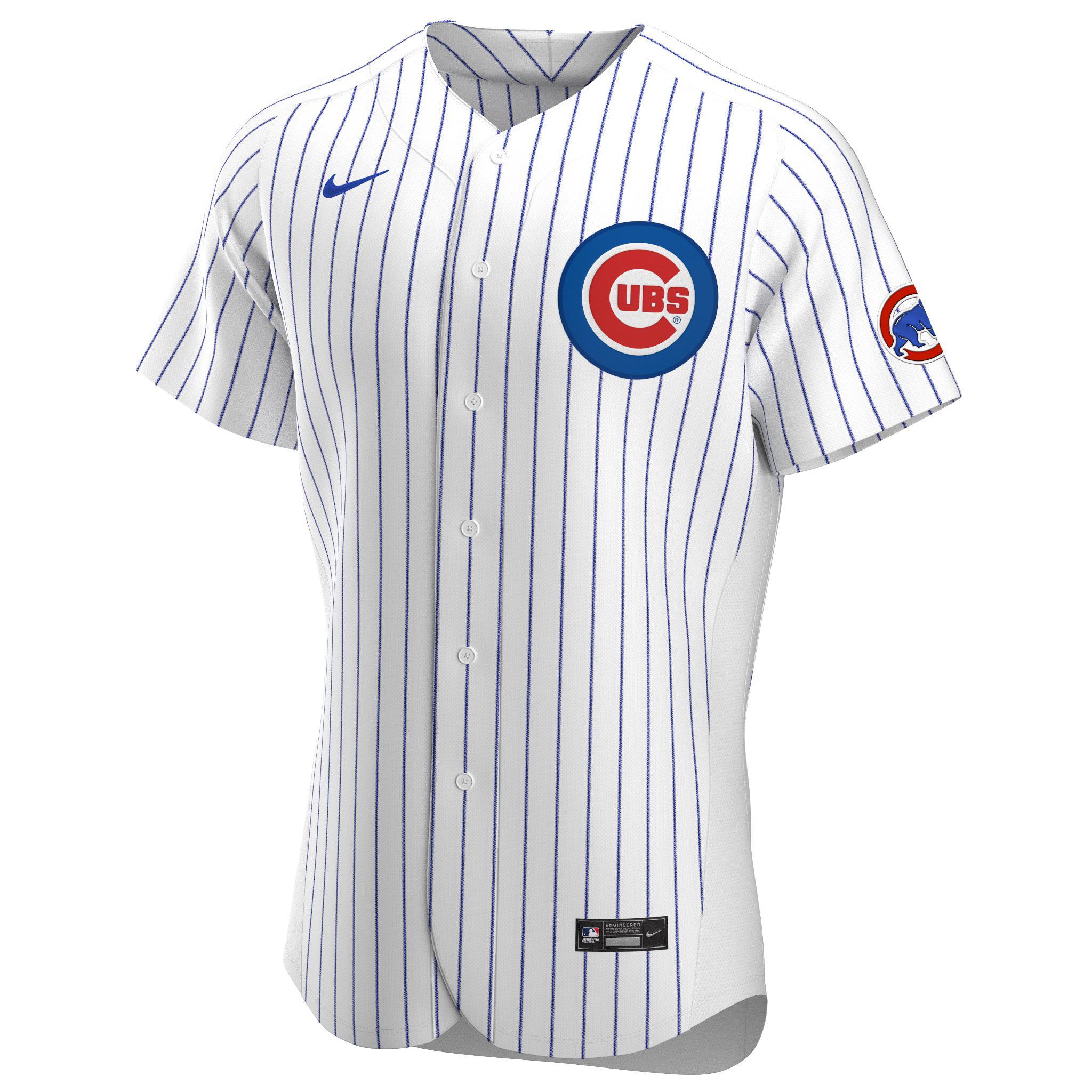 CHICAGO CUBS NIKE MEN'S AUTHENTIC PINSTRIPE HOME