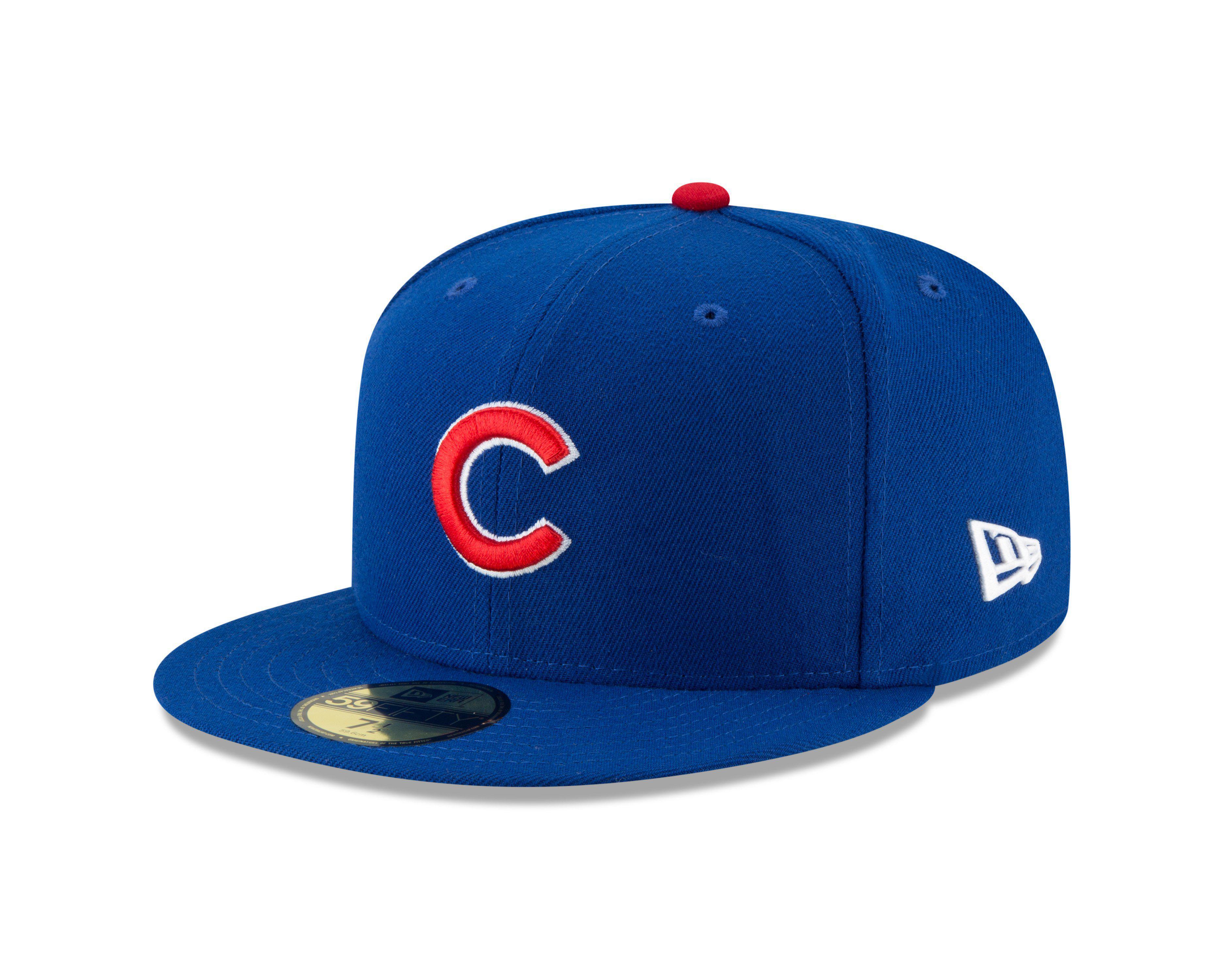EXCLUSIVE NEW ERA 59FIFTY MLB CHICAGO CUBS WRIGLEY FIELD CORD TWO TONE /  PEACH UV FITTED CAP