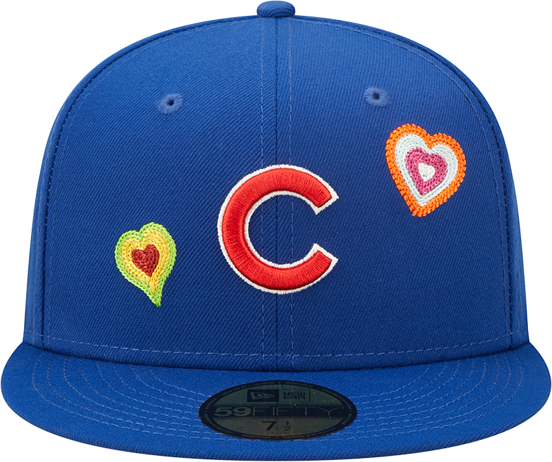 CHICAGO CUBS NEW ERA CHAIN STITCH HEART 59FIFTY CAP