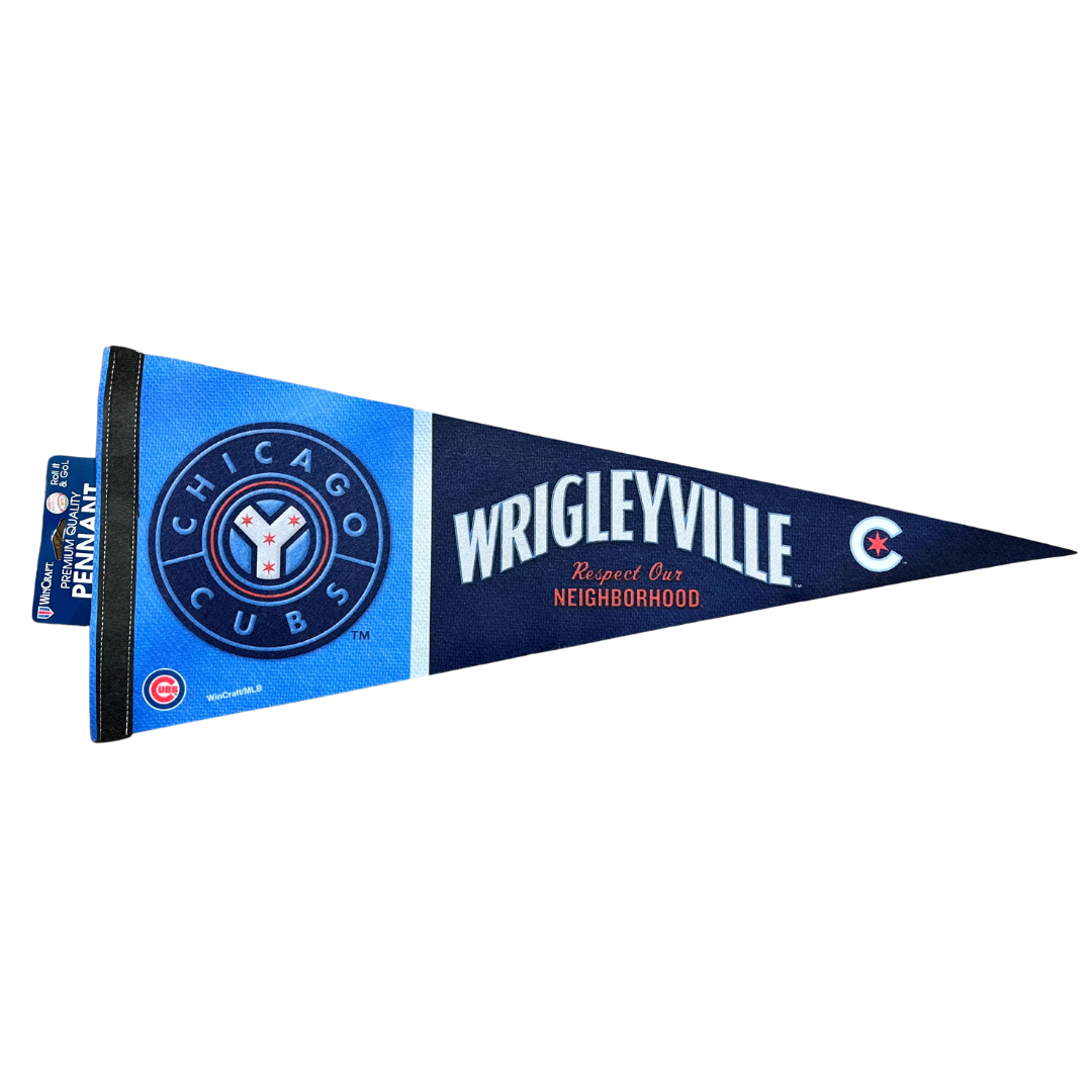 CHICAGO CUBS WINCRAFT CITY CONNECT WRIGLEYVILLE PENNANT – Ivy Shop