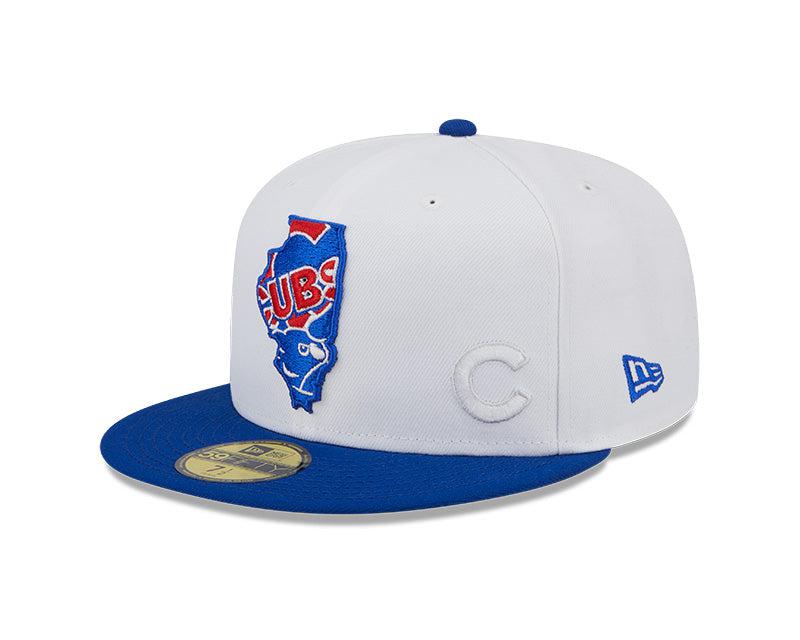 Chicago Baseball Hat Light Royal Blue Bear New Era 59FIFTY Fitted Light Royal Blue / Light Royal Blue | Scarlet | Navy / 7 1/4