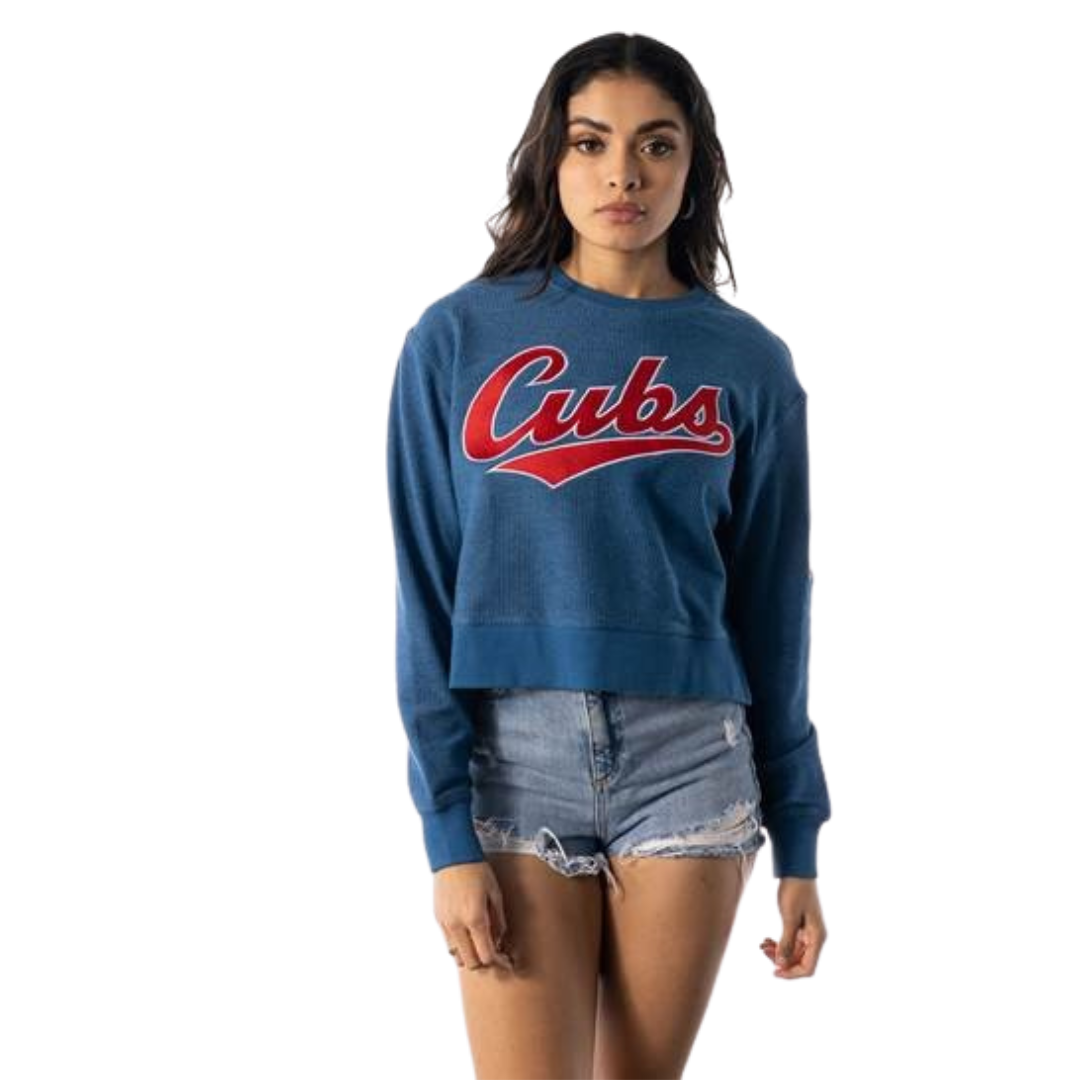 Womens Cubs Crop 