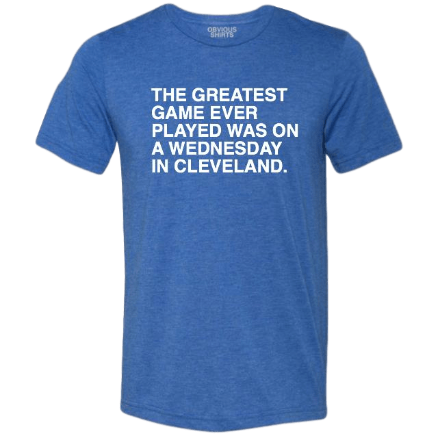 Obvious Shirts - The Cubs play a game today on a Wednesday in