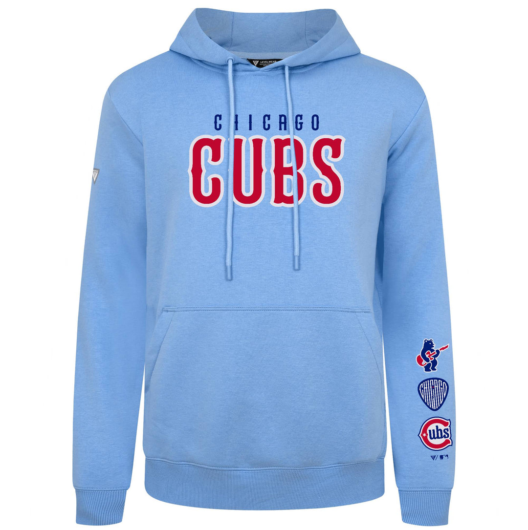 Chicago Cubs Blues Alternate Podium Hoodie by Levelwear Sweatshirts & Hoodies Levelwear