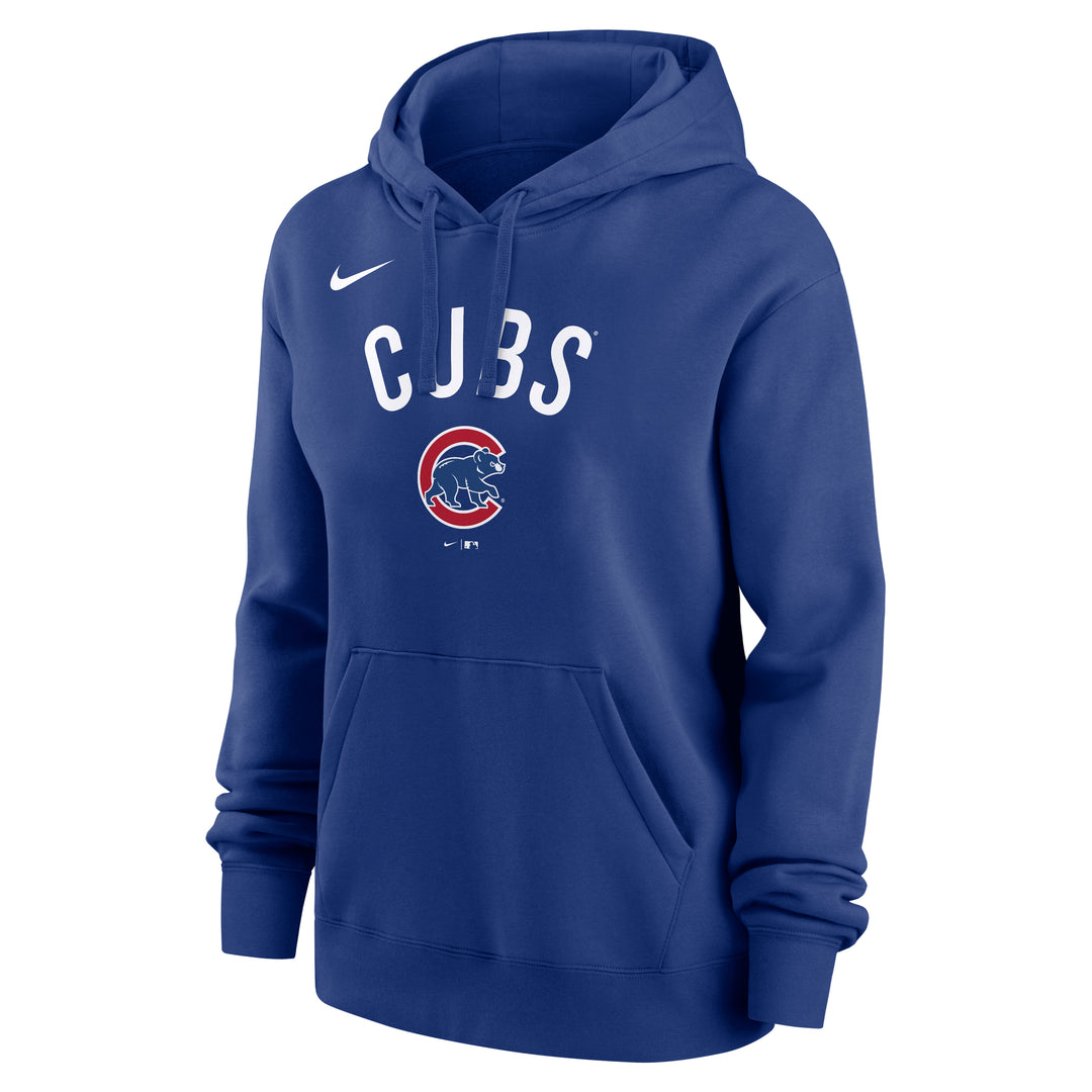 Chicago Cubs Club Logo Women's Fleece Hoodie Royal by Nike Sweatshirts & Hoodies Nike