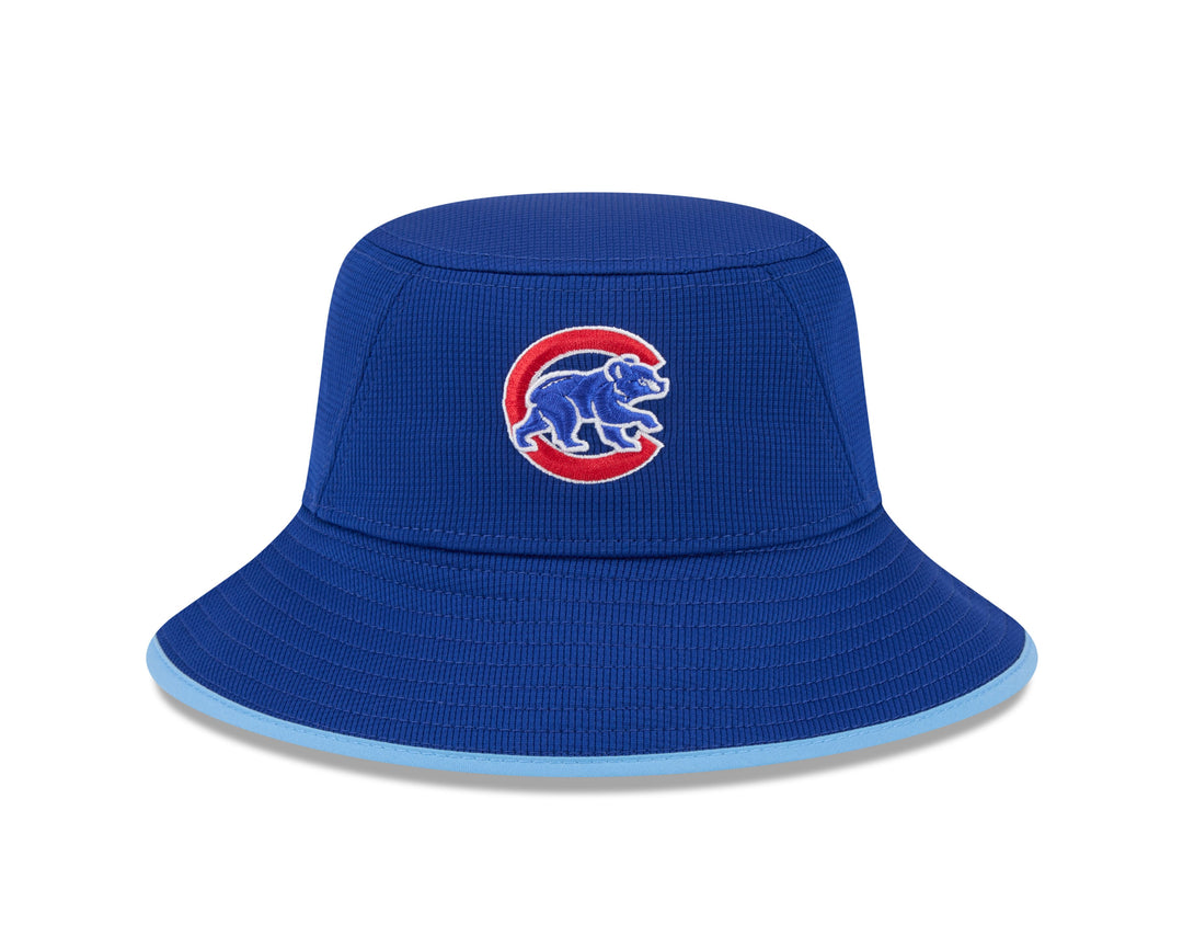 Chicago Cubs New Era Walking Bear Royal Blue Bucket Hat Caps NEW ERA CAP COMPANY INC