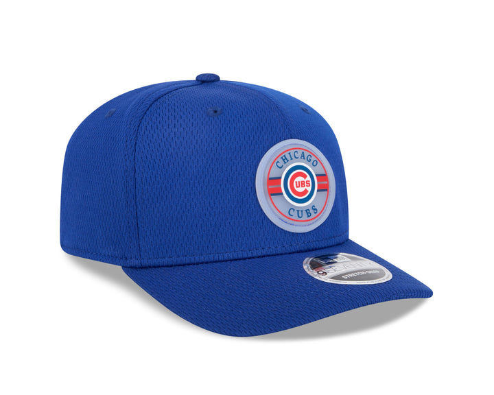 Chicago Cubs New Era Patch 9SEVENTY Stretch Snapback Royal Blue Cap