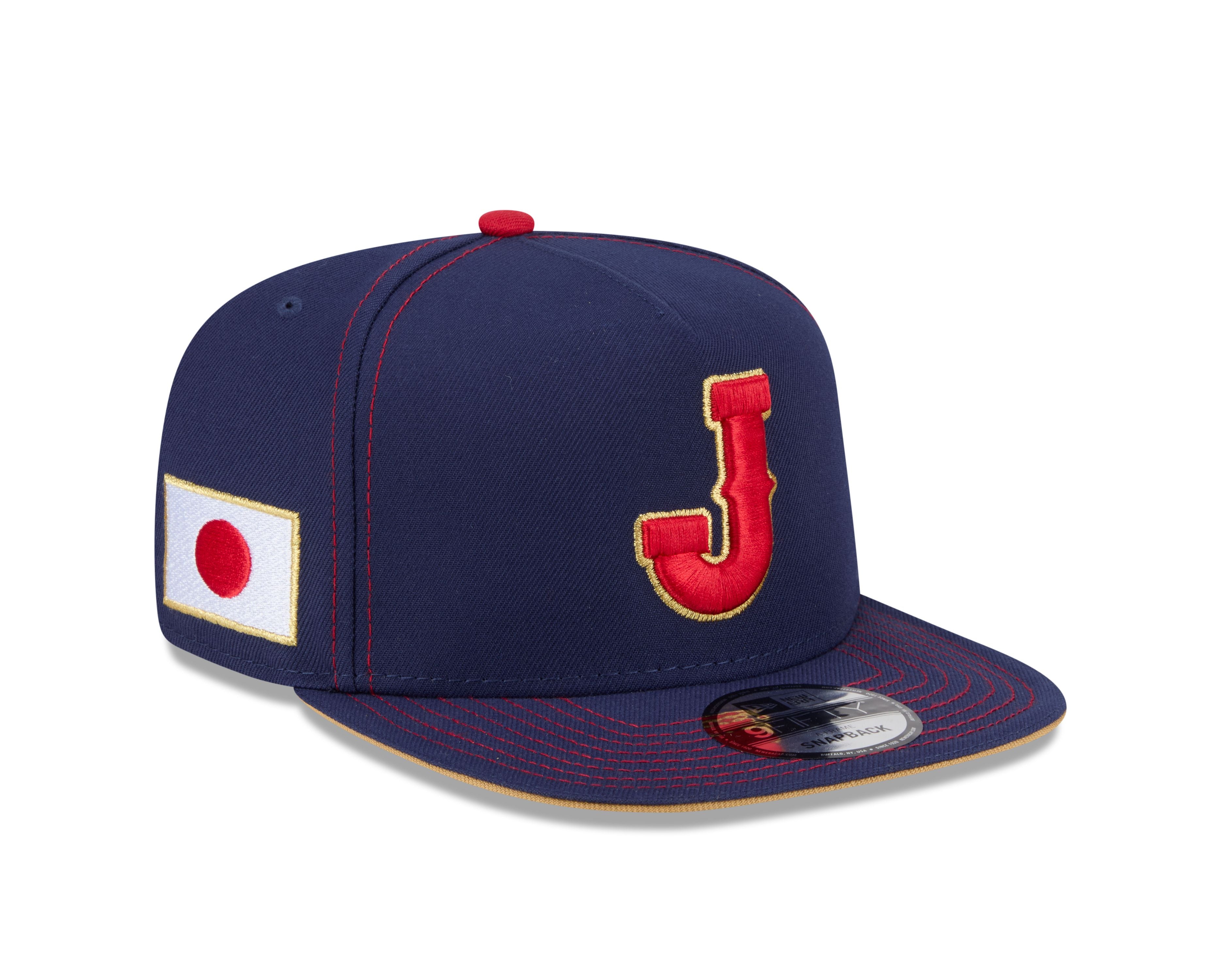 9FIFTY World Baseball Classic ネイビー WBC Japan Baseball World Baseball Classic 9Fifty A-Frame Snapback Cap