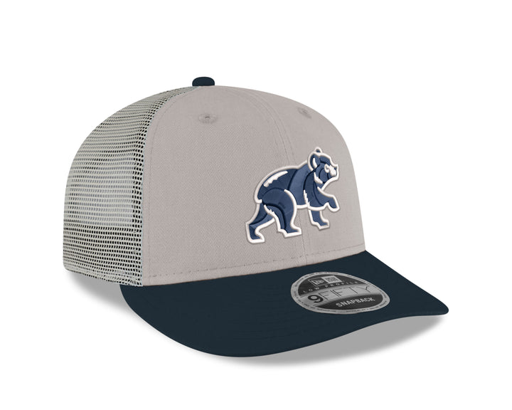 Chicago Cubs New Era Walking Bear Stone and Navy 950 Cap