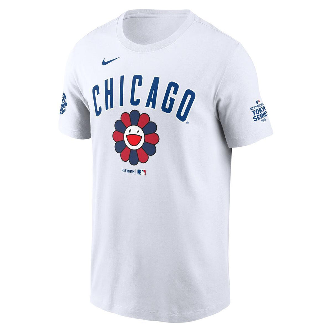 Chicago Cubs x Murakami Arch White T-Shirt by Nike Short Sleeve Tees Nike