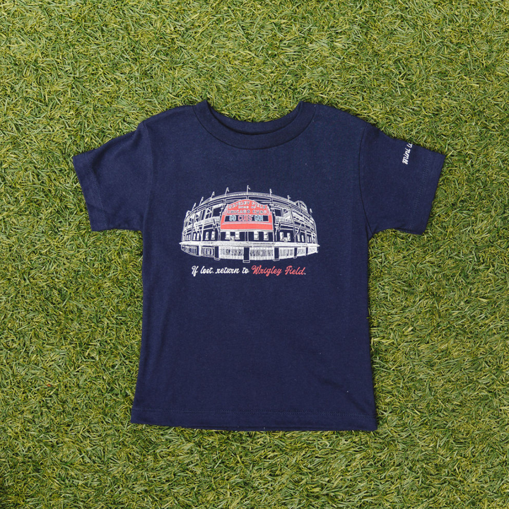Chicago Cubs X Mini Wonder Return to Wrigley Toddler Tee Short Sleeve Tees Alice &amp; Wonder