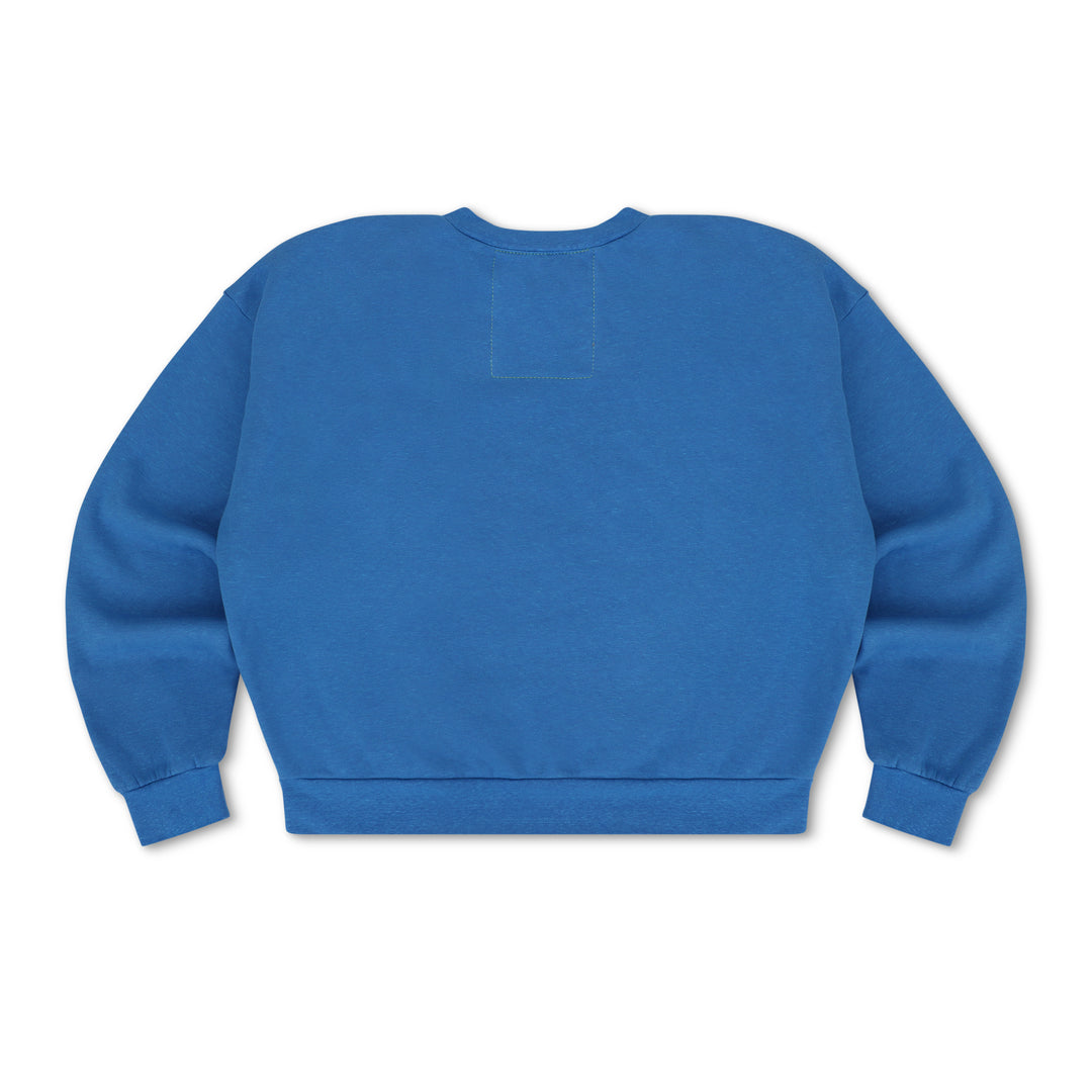 Chicago Cubs 1931 Script Relaxed Crew Sweatshirt in Sky Blue by Aviator Nation Sweatshirts &amp; Hoodies Aviator Nation