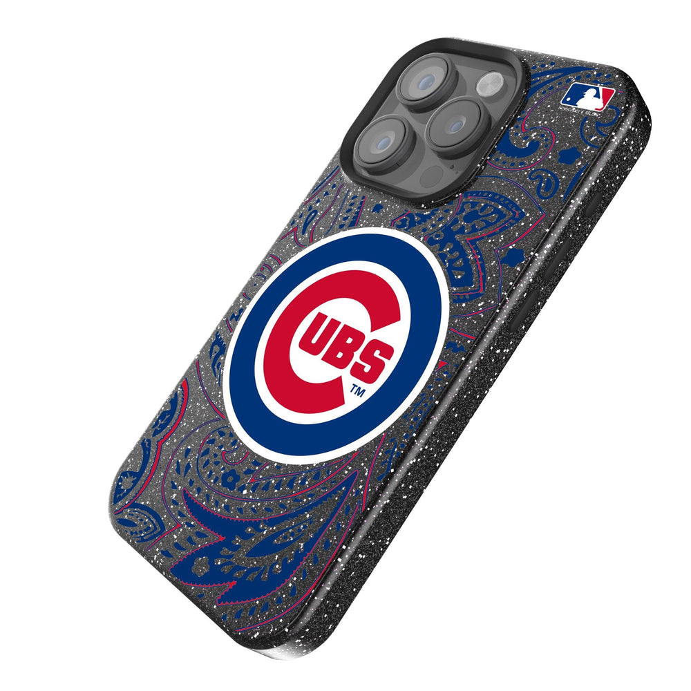 Chicago Cubs Paisley Bling Phone Case Phone Cases Keyscaper
