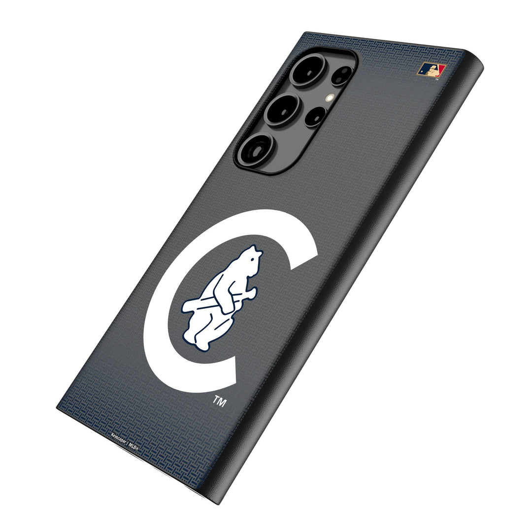 Chicago Cubs 1911-1912 - Cooperstown Collection Linen MagSafe Compatible Phone Case for Samsung Galaxy Phone Cases Keyscaper