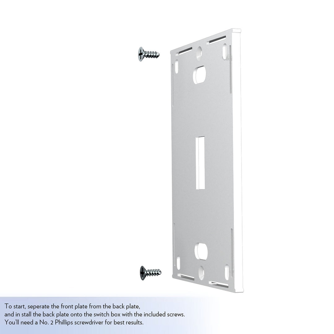 Chicago Cubs Home 1979-1993 - Cooperstown Collection Pinstripe Hidden-Screw Light Switch Plate Light Switch Plates Keyscaper