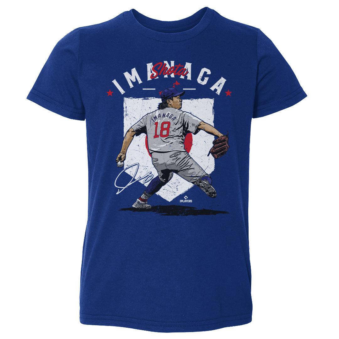 CHICAGO CUBS TODDLER SHŌTA IMANAGA JAPAN FLAG PITCH SHORT SLEEVE TEE Short Sleeve Tees 500 LEVEL