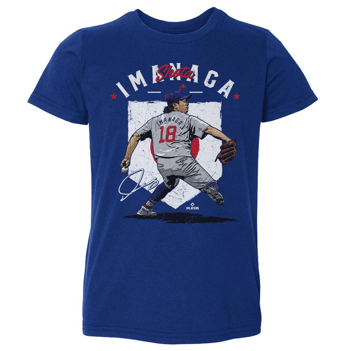 CHICAGO CUBS TODDLER SHŌTA IMANAGA JAPAN FLAG PITCH SHORT SLEEVE TEE