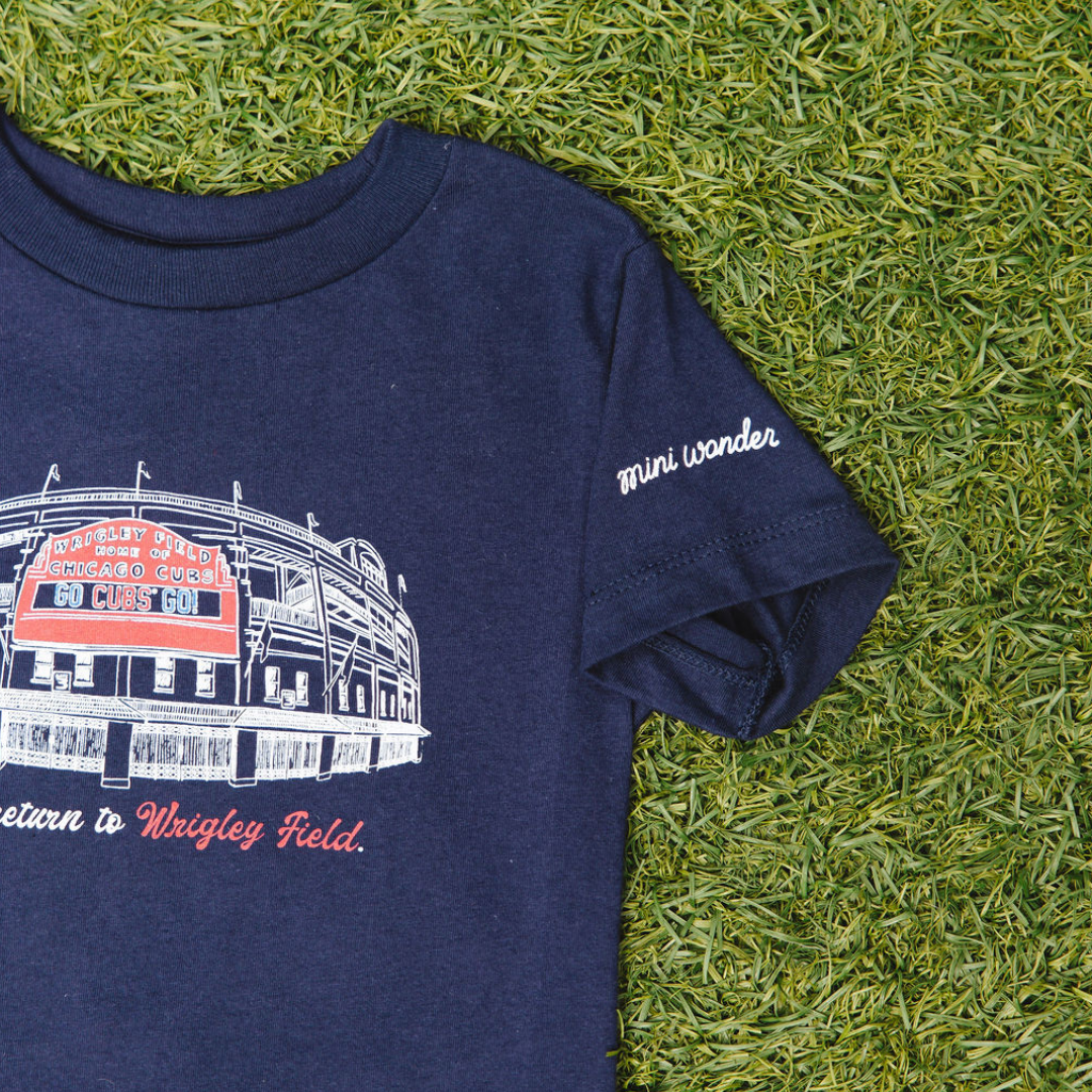 Chicago Cubs X Mini Wonder Return to Wrigley Toddler Tee Short Sleeve Tees Alice &amp; Wonder