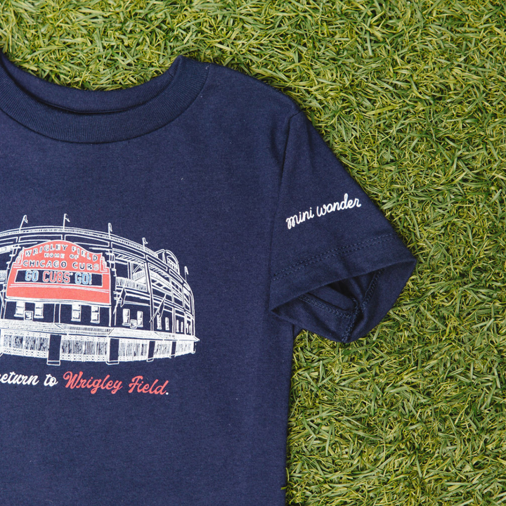 Chicago Cubs X Mini Wonder Return to Wrigley Toddler Tee Short Sleeve Tees Alice &amp; Wonder