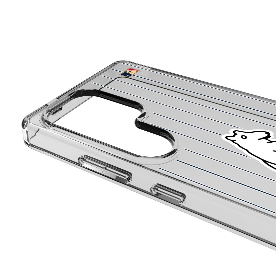 Chicago Cubs 1914 - Cooperstown Collection Pinstripe Clear Phone Case for Samsung Galaxy Phone Cases Keyscaper