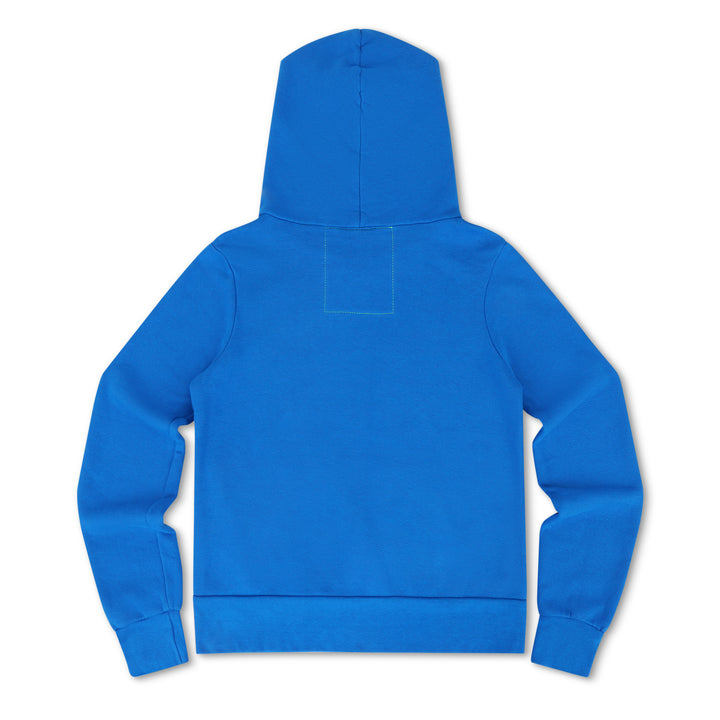 Chicago Cubs Logo Full-Zip Hoodie in Royal Blue by Aviator Nation Sweatshirts &amp; Hoodies Aviator Nation