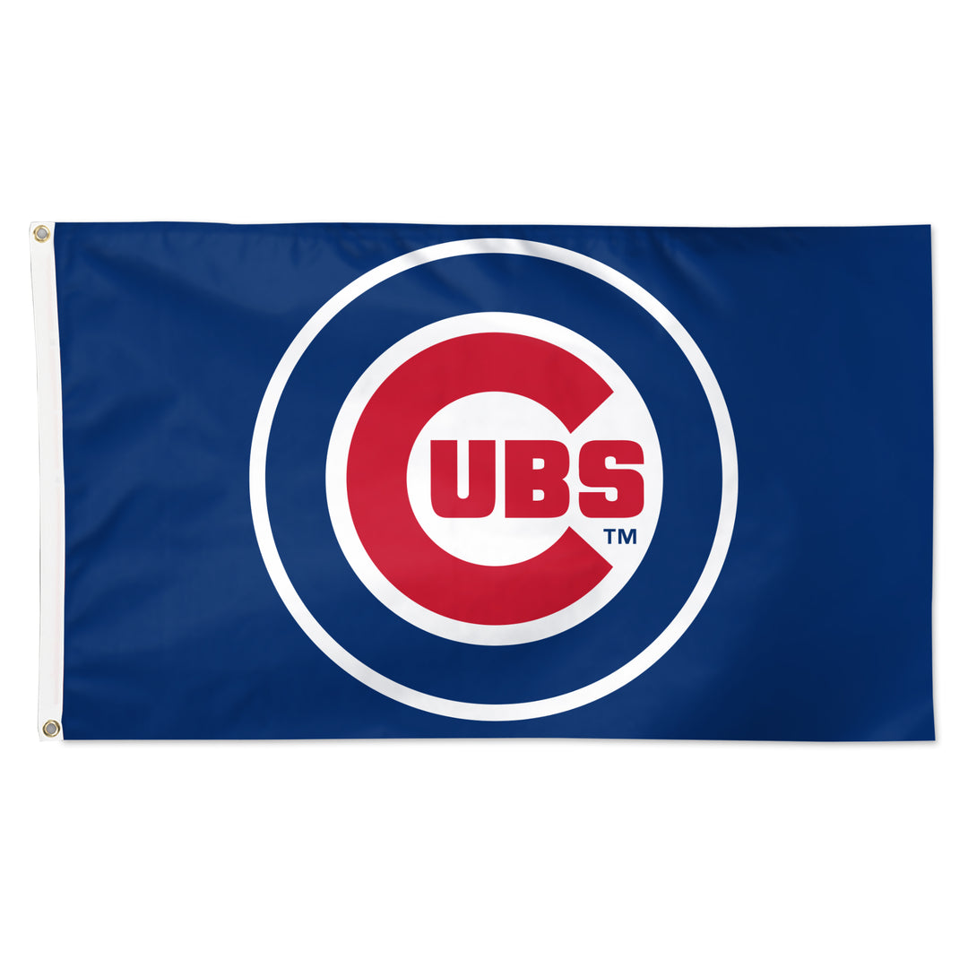 Chicago Cubs Team Bullseye Flag Royal by Wincraft NOVPLSCHI WINCRAFT INCORPORATED