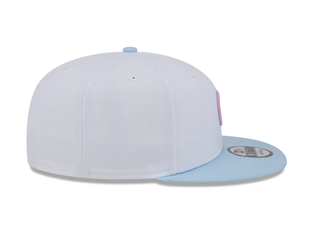 CHICAGO CUBS NEW ERA WHITE AND AQUA COLOR PACK 9FIFTY SNAPBACK CAP