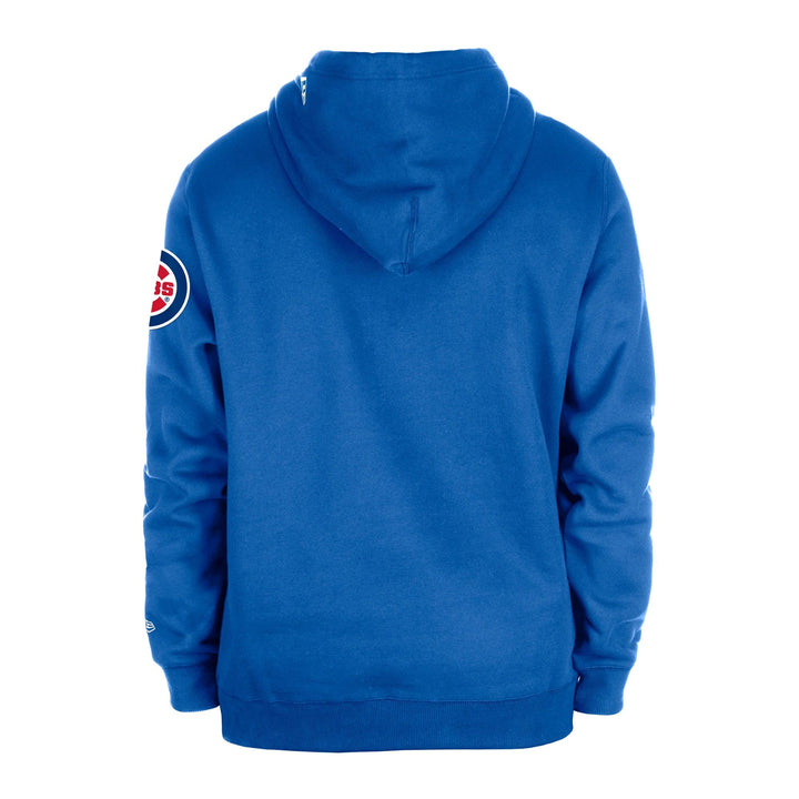 Chicago Cubs New Era Men's Fleece Wordmark Royal Blue Hoodie