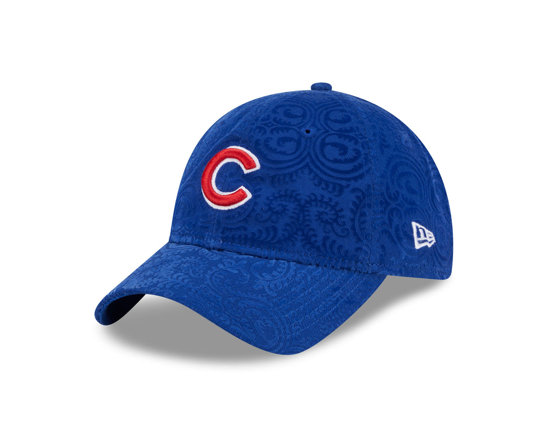 Chicago Cubs New Era Women's C Logo Paisley Pattern 9Twenty Cap Caps NEW ERA CAP COMPANY INC