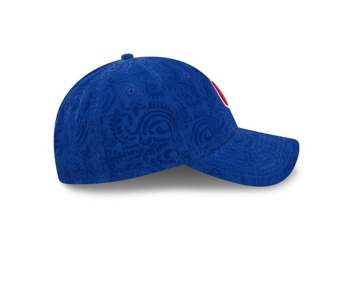 Chicago Cubs New Era Women's C Logo Paisley Pattern 9Twenty Cap Caps NEW ERA CAP COMPANY INC