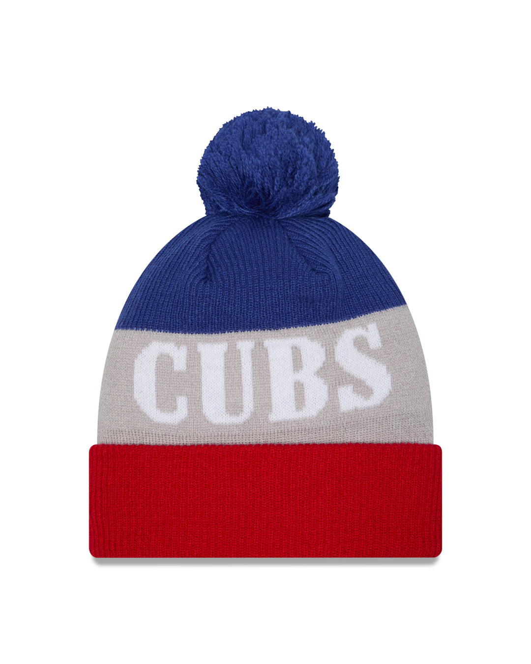 Chicago Cubs Walking Bear Shaded Pom Knit by New Era Knits NEW ERA CAP COMPANY