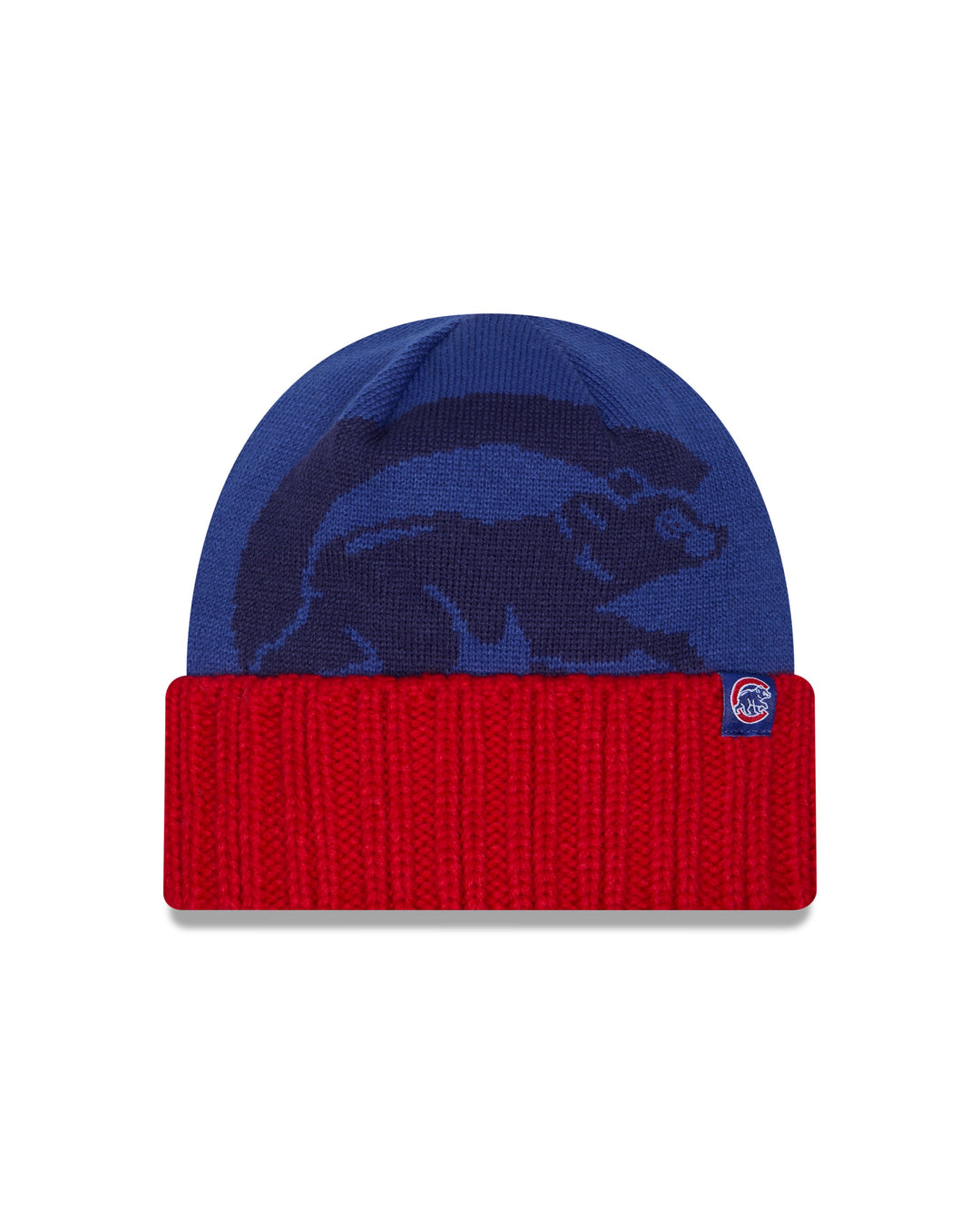 Chicago Cubs Youth Walking Bear Oversize Knit Royal Red by New Era Knits NEW ERA CAP COMPANY