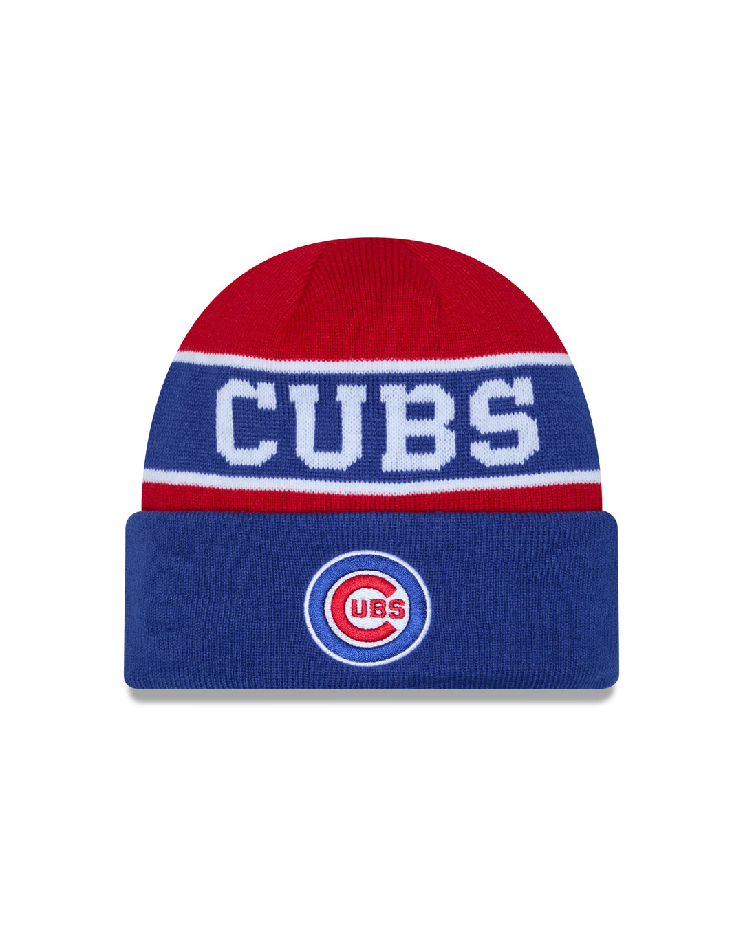 Chicago Cubs Youth Logo Reverse Knit Royal Red by New Era Knits NEW ERA CAP COMPANY