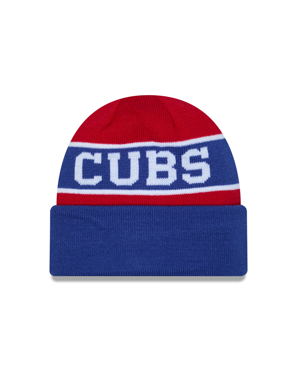 Chicago Cubs Youth Logo Reverse Knit Royal Red by New Era Knits NEW ERA CAP COMPANY