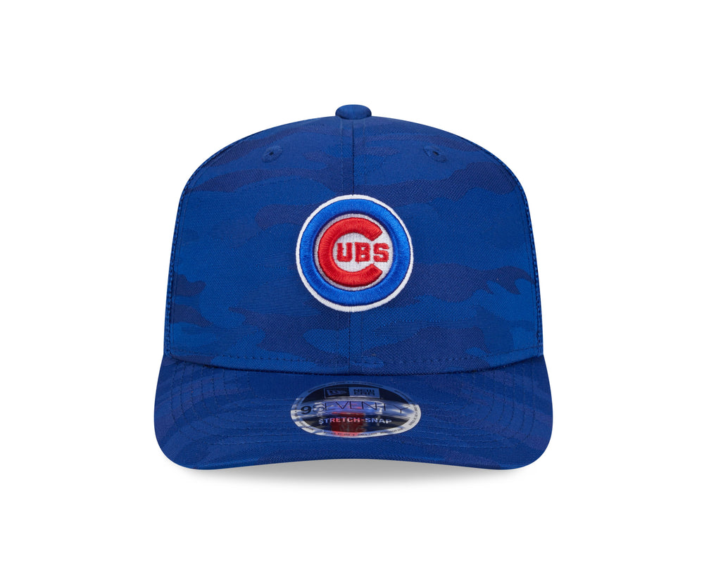 Chicago Cubs New Era Bullseye Royal Blue Camo 9Seventy Snapback Cap Caps NEW ERA CAP COMPANY