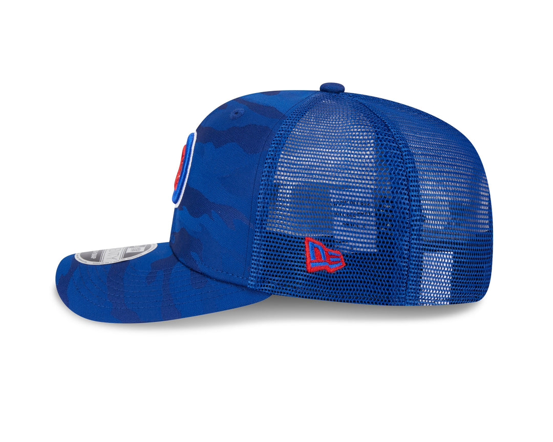 Chicago Cubs New Era Bullseye Royal Blue Camo 9Seventy Snapback Cap Caps NEW ERA CAP COMPANY INC