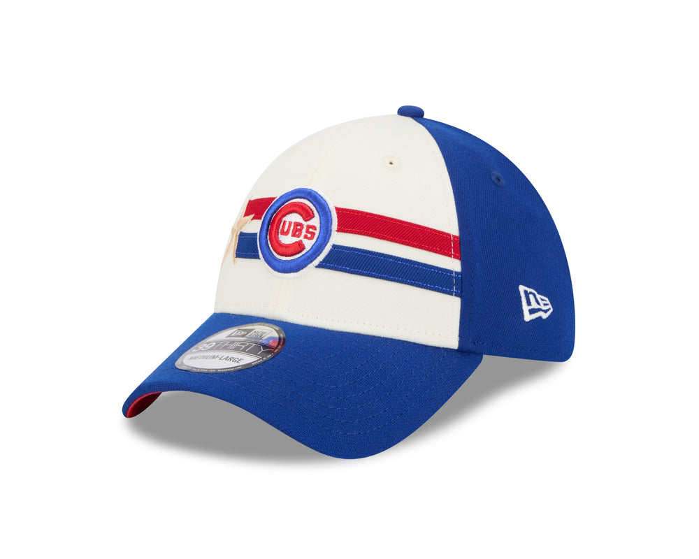 CHICAGO CUBS NEW ERA ALL-STAR GAME 2024 39THIRTY BLUE STRETCH CAP Caps NEW ERA CAP COMPANY INC