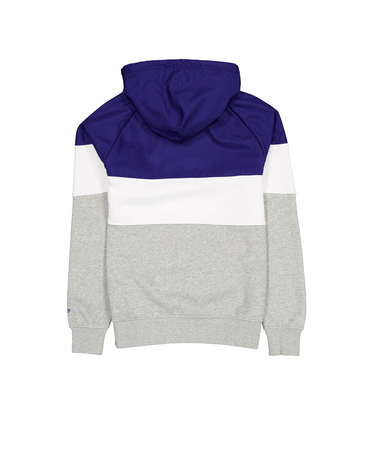 Chicago Cubs 1914 Quarter Zip Hoodie Grey Navy by New Era Sweatshirts &amp; Hoodies NEW ERA CAP COMPANY